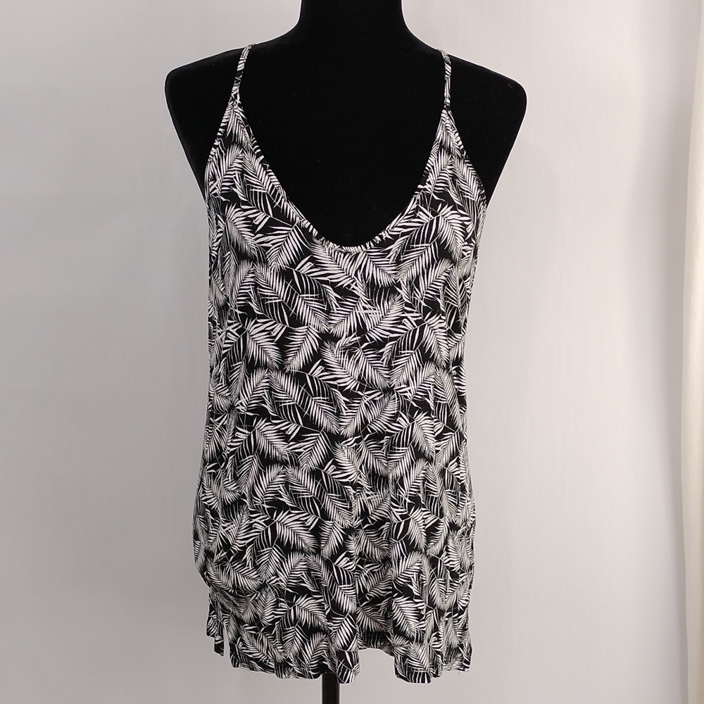 Old Navy Palm Patterned Tank